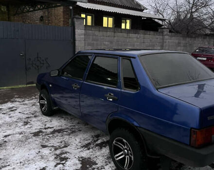 Синій ВАЗ 21099, об'ємом двигуна 1.5 л та пробігом 155 тис. км за 1600 $, фото 3 на Automoto.ua