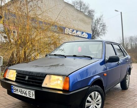 Синий ВАЗ 21099, объемом двигателя 1.5 л и пробегом 220 тыс. км за 1850 $, фото 6 на Automoto.ua