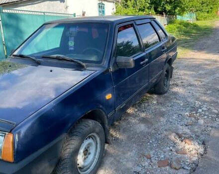 Синий ВАЗ 21099, объемом двигателя 1.5 л и пробегом 227 тыс. км за 1600 $, фото 3 на Automoto.ua