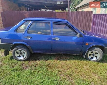 Синий ВАЗ 21099, объемом двигателя 1.5 л и пробегом 143 тыс. км за 1850 $, фото 12 на Automoto.ua