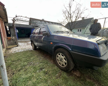 Синий ВАЗ 21099, объемом двигателя 1.5 л и пробегом 145 тыс. км за 1400 $, фото 3 на Automoto.ua