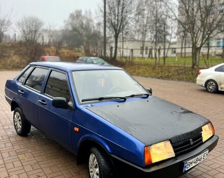 Синий ВАЗ 21099, объемом двигателя 1.5 л и пробегом 220 тыс. км за 1850 $, фото 1 на Automoto.ua