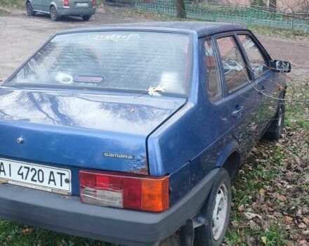 Синий ВАЗ 21099, объемом двигателя 1.5 л и пробегом 200 тыс. км за 500 $, фото 1 на Automoto.ua