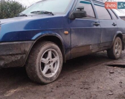 Синий ВАЗ 21099, объемом двигателя 1.5 л и пробегом 230 тыс. км за 1300 $, фото 9 на Automoto.ua