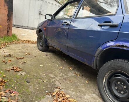 Синий ВАЗ 21099, объемом двигателя 1.5 л и пробегом 212 тыс. км за 1200 $, фото 4 на Automoto.ua