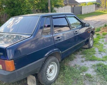 Синий ВАЗ 21099, объемом двигателя 1.5 л и пробегом 227 тыс. км за 1600 $, фото 1 на Automoto.ua