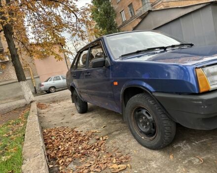 Синий ВАЗ 21099, объемом двигателя 1.5 л и пробегом 212 тыс. км за 1200 $, фото 1 на Automoto.ua