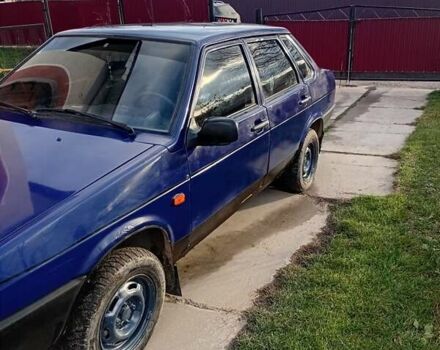 Синий ВАЗ 21099, объемом двигателя 1.5 л и пробегом 105 тыс. км за 1100 $, фото 2 на Automoto.ua