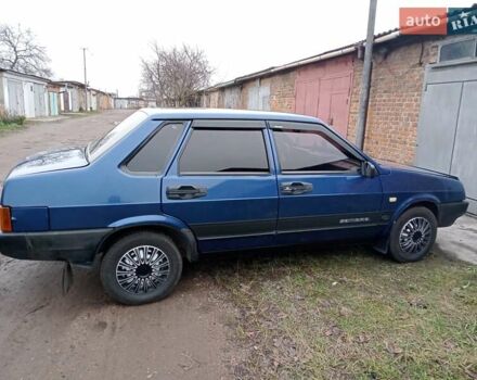 Синий ВАЗ 21099, объемом двигателя 1.5 л и пробегом 235 тыс. км за 1700 $, фото 12 на Automoto.ua