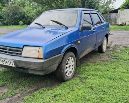 Синий ВАЗ 21099, объемом двигателя 1.5 л и пробегом 202 тыс. км за 1329 $, фото 7 на Automoto.ua