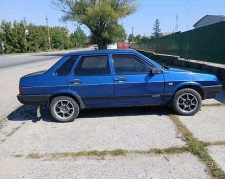 Синий ВАЗ 21099, объемом двигателя 1.5 л и пробегом 99 тыс. км за 2190 $, фото 3 на Automoto.ua