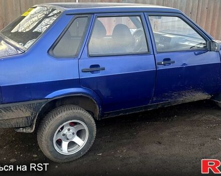 Синий ВАЗ 21099, объемом двигателя 16 л и пробегом 155 тыс. км за 1500 $, фото 3 на Automoto.ua