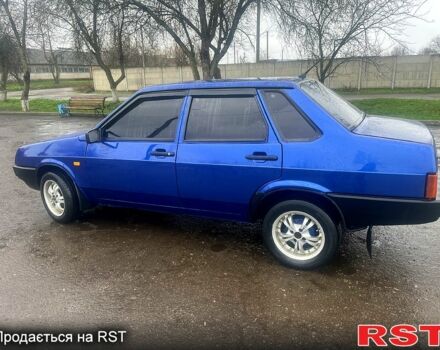 Синий ВАЗ 21099, объемом двигателя 1.5 л и пробегом 160 тыс. км за 1900 $, фото 2 на Automoto.ua
