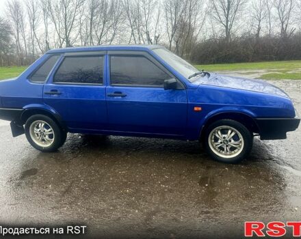Синий ВАЗ 21099, объемом двигателя 1.5 л и пробегом 160 тыс. км за 1900 $, фото 4 на Automoto.ua