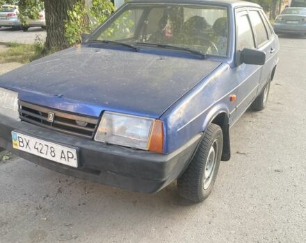 Синий ВАЗ 21099, объемом двигателя 1.5 л и пробегом 123 тыс. км за 1400 $, фото 6 на Automoto.ua