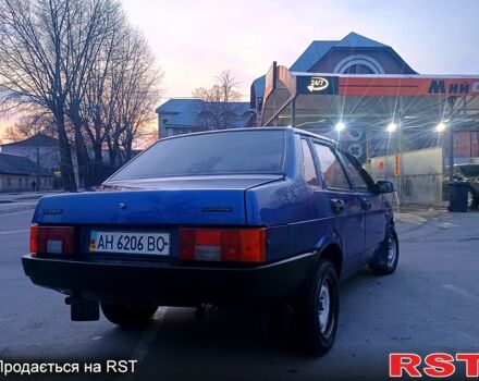 Синий ВАЗ 21099, объемом двигателя 1.5 л и пробегом 0 тыс. км за 1300 $, фото 4 на Automoto.ua