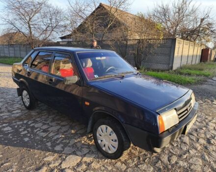 Синий ВАЗ 21099, объемом двигателя 1.5 л и пробегом 110 тыс. км за 2000 $, фото 3 на Automoto.ua