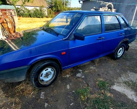Синий ВАЗ 21099, объемом двигателя 1.5 л и пробегом 266 тыс. км за 700 $, фото 4 на Automoto.ua