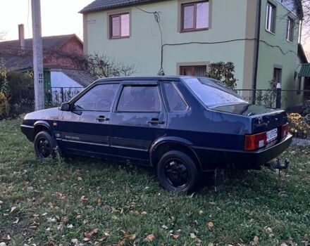 Синий ВАЗ 21099, объемом двигателя 1.5 л и пробегом 2 тыс. км за 1300 $, фото 2 на Automoto.ua