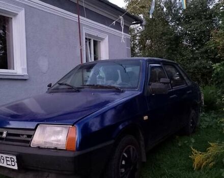Синий ВАЗ 21099, объемом двигателя 1.5 л и пробегом 230 тыс. км за 1300 $, фото 2 на Automoto.ua