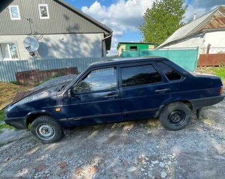 Синий ВАЗ 21099, объемом двигателя 1.5 л и пробегом 227 тыс. км за 1600 $, фото 4 на Automoto.ua