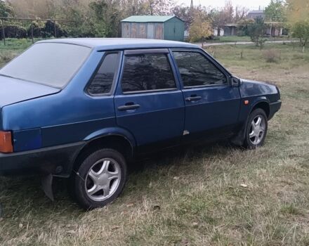 Синий ВАЗ 21099, объемом двигателя 1.5 л и пробегом 1 тыс. км за 1600 $, фото 1 на Automoto.ua