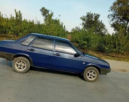 Синий ВАЗ 21099, объемом двигателя 1.6 л и пробегом 100 тыс. км за 1700 $, фото 4 на Automoto.ua