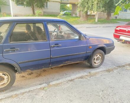 Синий ВАЗ 21099, объемом двигателя 1.5 л и пробегом 123 тыс. км за 1400 $, фото 2 на Automoto.ua