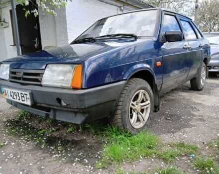 Синий ВАЗ 21099, объемом двигателя 1.5 л и пробегом 166 тыс. км за 900 $, фото 3 на Automoto.ua