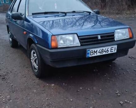 Синий ВАЗ 21099, объемом двигателя 1.5 л и пробегом 220 тыс. км за 1700 $, фото 2 на Automoto.ua