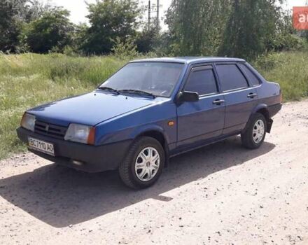 Синий ВАЗ 21099, объемом двигателя 1.6 л и пробегом 265 тыс. км за 1450 $, фото 3 на Automoto.ua