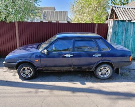 Синий ВАЗ 21099, объемом двигателя 1.5 л и пробегом 166 тыс. км за 900 $, фото 1 на Automoto.ua