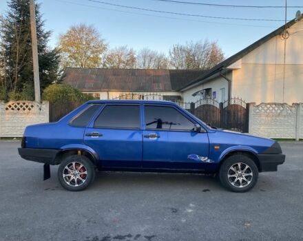 Синій ВАЗ 21099, об'ємом двигуна 1.6 л та пробігом 168 тис. км за 1400 $, фото 7 на Automoto.ua