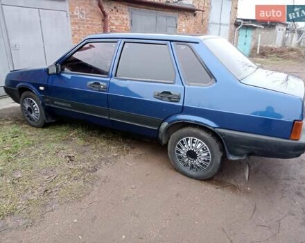 Синий ВАЗ 21099, объемом двигателя 1.5 л и пробегом 235 тыс. км за 1700 $, фото 14 на Automoto.ua