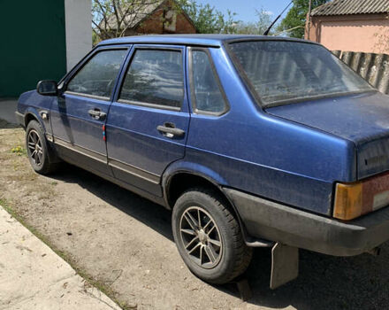 Синий ВАЗ 21099, объемом двигателя 1.6 л и пробегом 107 тыс. км за 1700 $, фото 3 на Automoto.ua