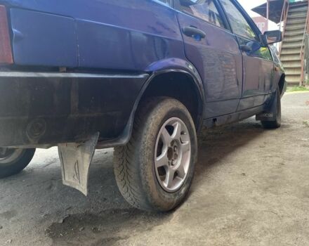 Синий ВАЗ 21099, объемом двигателя 1.5 л и пробегом 586 тыс. км за 677 $, фото 3 на Automoto.ua