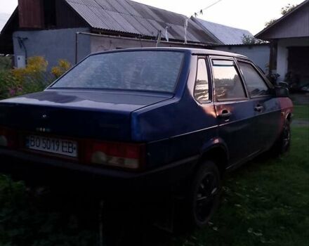 Синий ВАЗ 21099, объемом двигателя 1.5 л и пробегом 230 тыс. км за 1300 $, фото 1 на Automoto.ua