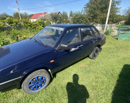 Синий ВАЗ 21099, объемом двигателя 1.5 л и пробегом 100 тыс. км за 1300 $, фото 1 на Automoto.ua