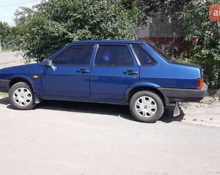 Синий ВАЗ 21099, объемом двигателя 1.6 л и пробегом 265 тыс. км за 1450 $, фото 1 на Automoto.ua