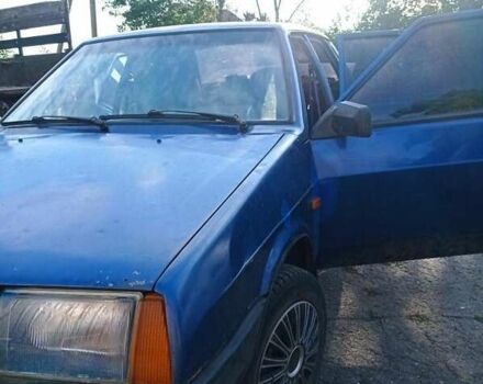 Синий ВАЗ 21099, объемом двигателя 1.6 л и пробегом 250 тыс. км за 1800 $, фото 1 на Automoto.ua