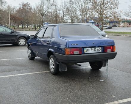Синий ВАЗ 21099, объемом двигателя 1.6 л и пробегом 250 тыс. км за 1650 $, фото 1 на Automoto.ua