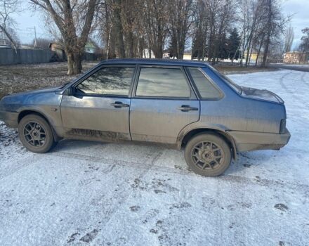 Синий ВАЗ 21099, объемом двигателя 1.5 л и пробегом 1 тыс. км за 1900 $, фото 1 на Automoto.ua