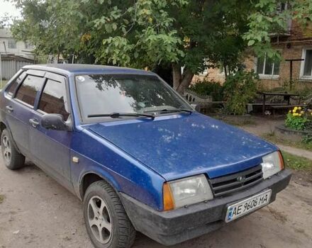 Синий ВАЗ 21099, объемом двигателя 1.5 л и пробегом 100 тыс. км за 1447 $, фото 1 на Automoto.ua