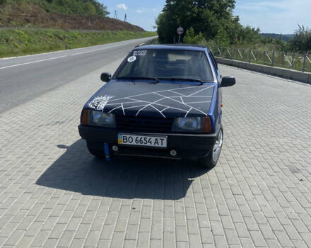 Синий ВАЗ 21099, объемом двигателя 1.5 л и пробегом 180 тыс. км за 1450 $, фото 1 на Automoto.ua