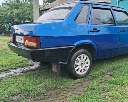 Синий ВАЗ 21099, объемом двигателя 1.5 л и пробегом 202 тыс. км за 1329 $, фото 1 на Automoto.ua