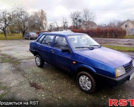 Синий ВАЗ 21099, объемом двигателя 1.6 л и пробегом 215 тыс. км за 1300 $, фото 1 на Automoto.ua