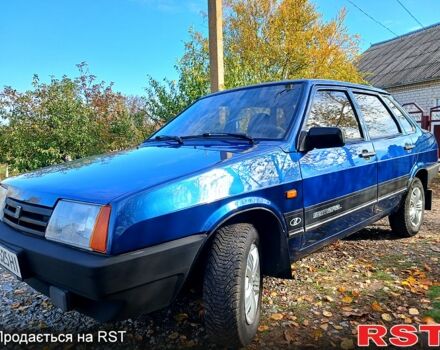 Синий ВАЗ 21099, объемом двигателя 1.6 л и пробегом 168 тыс. км за 2300 $, фото 1 на Automoto.ua