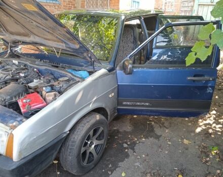 Синий ВАЗ 21099, объемом двигателя 1.5 л и пробегом 300 тыс. км за 1200 $, фото 11 на Automoto.ua