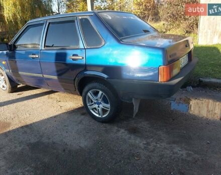 ВАЗ 21099 2007 в Бердичеве на Automoto.ua Синий ВАЗ 21099, объемом двигателя 1.6 л и пробегом 160 тыс. км за 1500 $, фото 4 на Automoto.ua