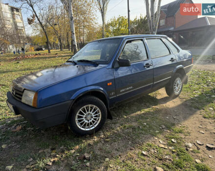 Синий ВАЗ 21099, объемом двигателя 1.6 л и пробегом 165 тыс. км за 1950 $, фото 2 на Automoto.ua